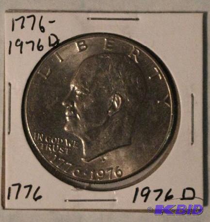 1776-1976 D Bicentennial Eisenhower Dollar...