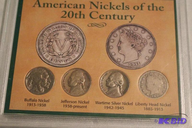 American Nickels of the 20th Century Includin...