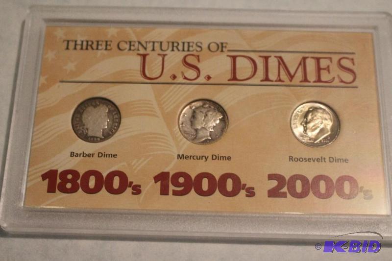 3 Centuries of U.S. Dimes including &nbsp&nb...