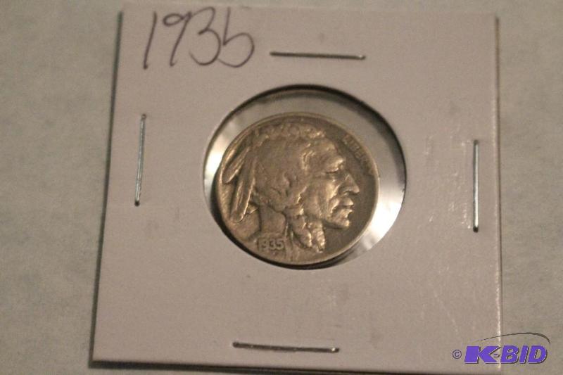 1935 Indian Head or Buffalo Nickel...