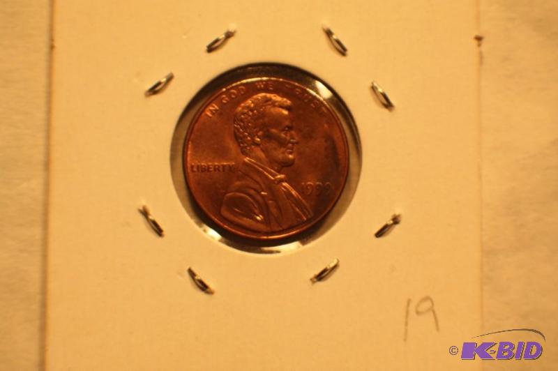 1999 P Lincoln One-Cent (Doubled Lettering)...