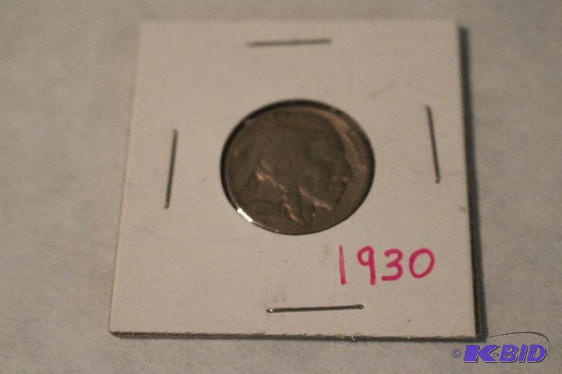 1930 Indian Head or Buffalo Nickel...