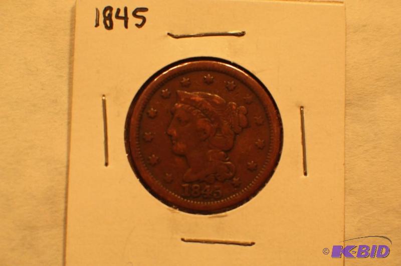 1845 Matron Head One-Cent...
