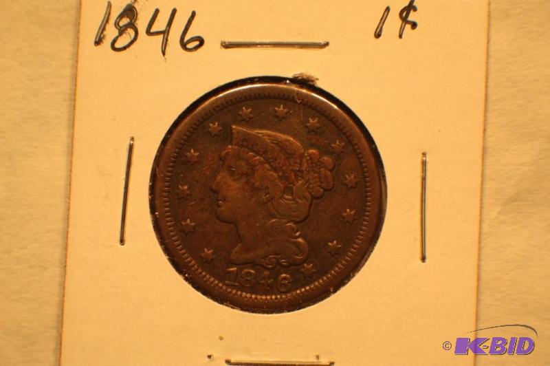 1846 Matron Head One-Cent...