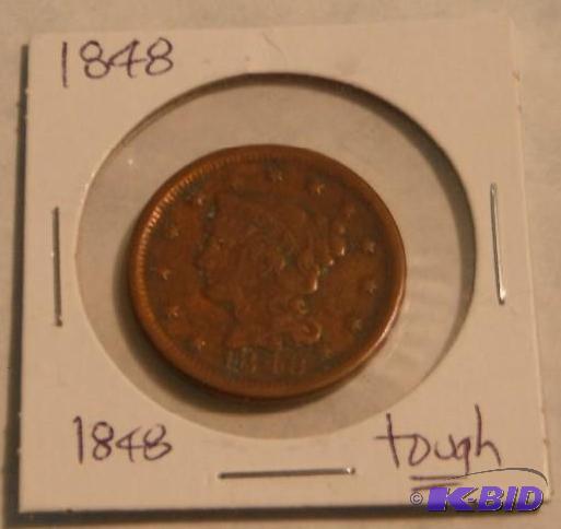 1848 Matron Head One-Cent, tough...
