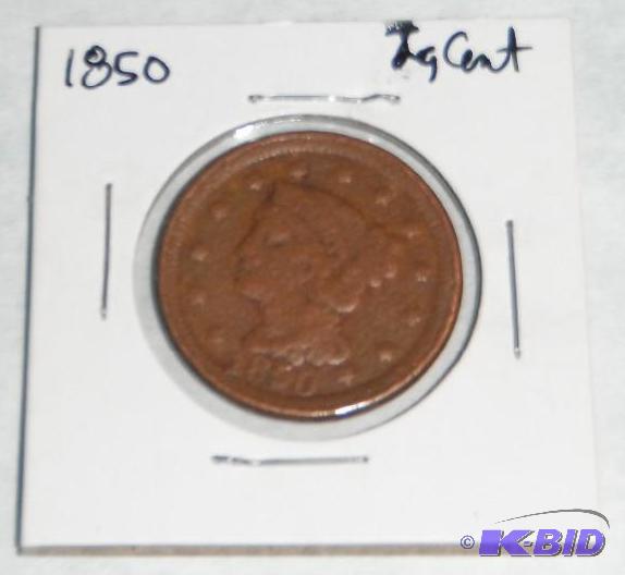 1850 Matron Head One-Cent...