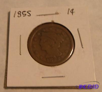 1855 Matron Head One-Cent...