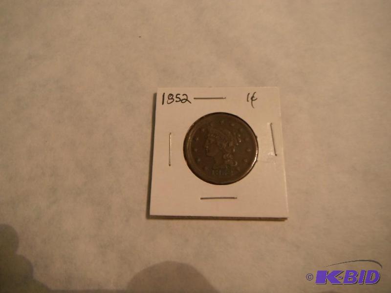 1852 Matron Head One-Cent...