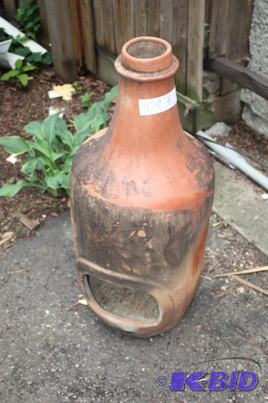 lot 109 image: Ceramic Chimney - 16" Diameter x 38"...