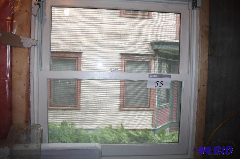 lot 55 image: Single Pane Glass Window - 42" Wide....