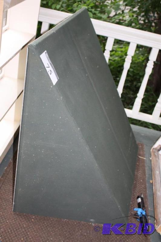 lot 75 image: Window Canopy, Gray Colored Cloth, 42" L...