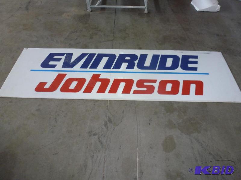 Evinrude Johnson Light-up Sign Face