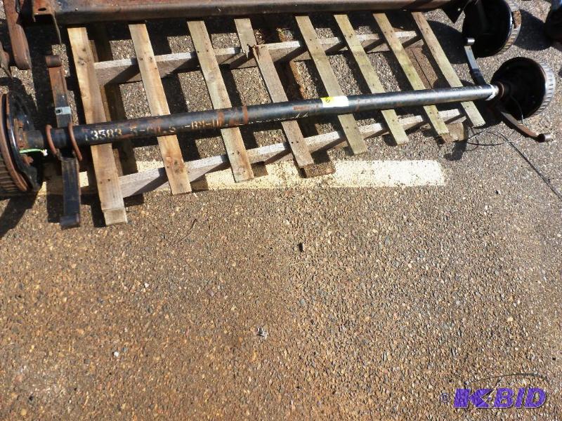 76 34 Trailer Axle 3000# wBrakes & Springs