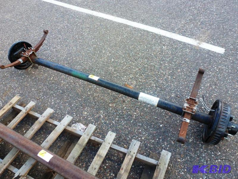 82 Trailer Axle 6000# wBrakes & Springs