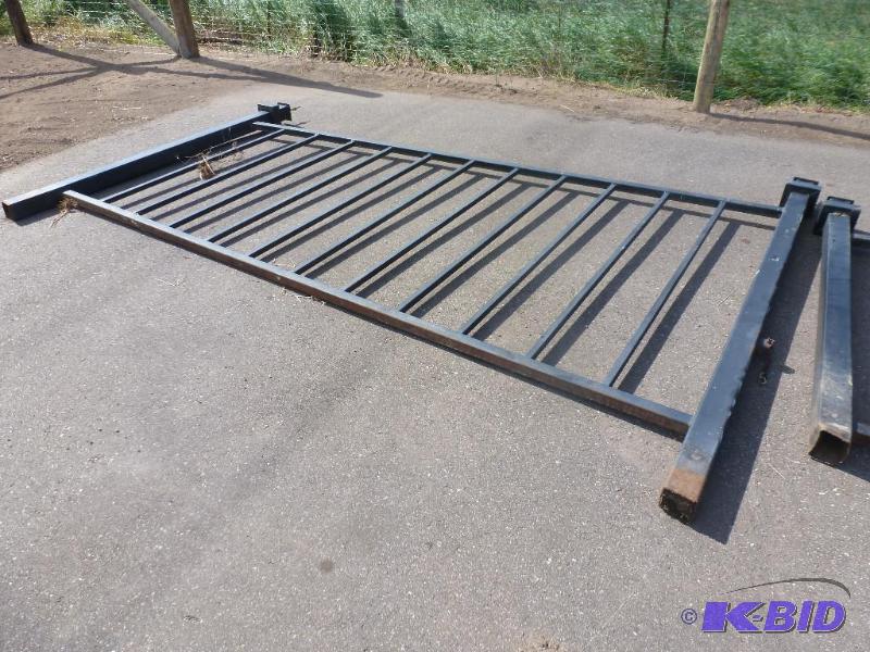 (2) Steel Entrance Gates