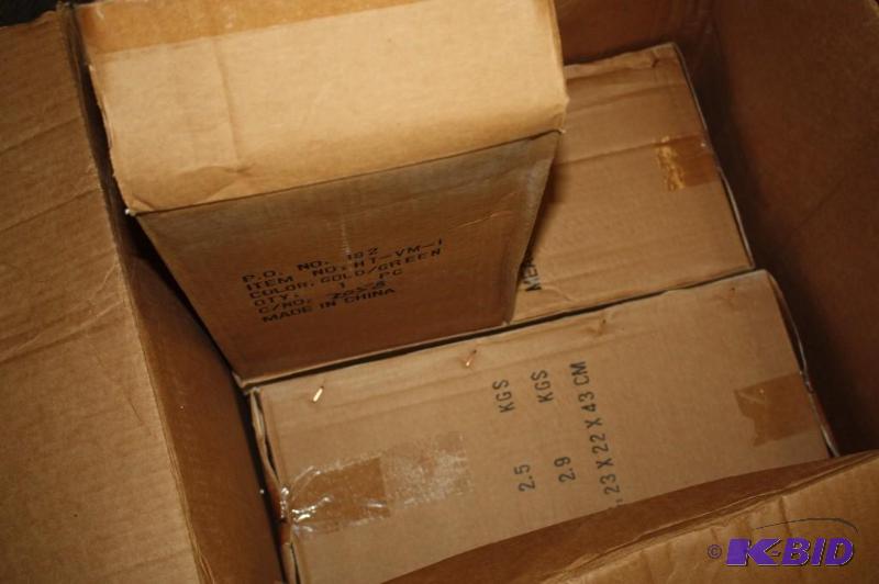 lot 103 image: Box Lot of (4) GreenGold Candy Dispensers, n...