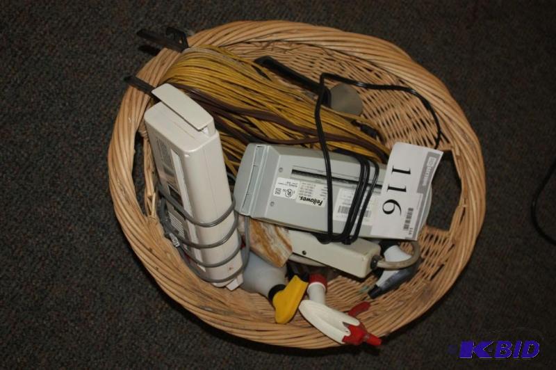lot 116 image: Basket Lot Including&nbspMemorex&nbsppaper...