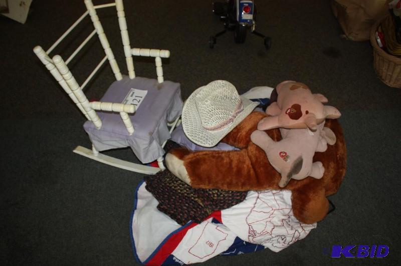 lot 121 image: Miscellaneous Lot Including stuffed animals,...