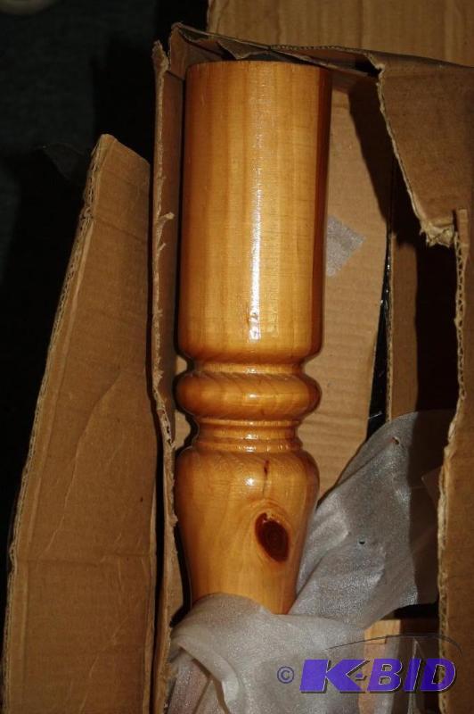 lot 20 image: K.D. Wooden Stand, New in Box (5) Pieces...