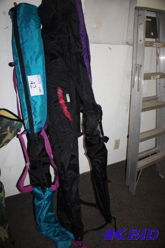 lot 42 image: (3) Sets of Down Hill Skis including (1) Vol...