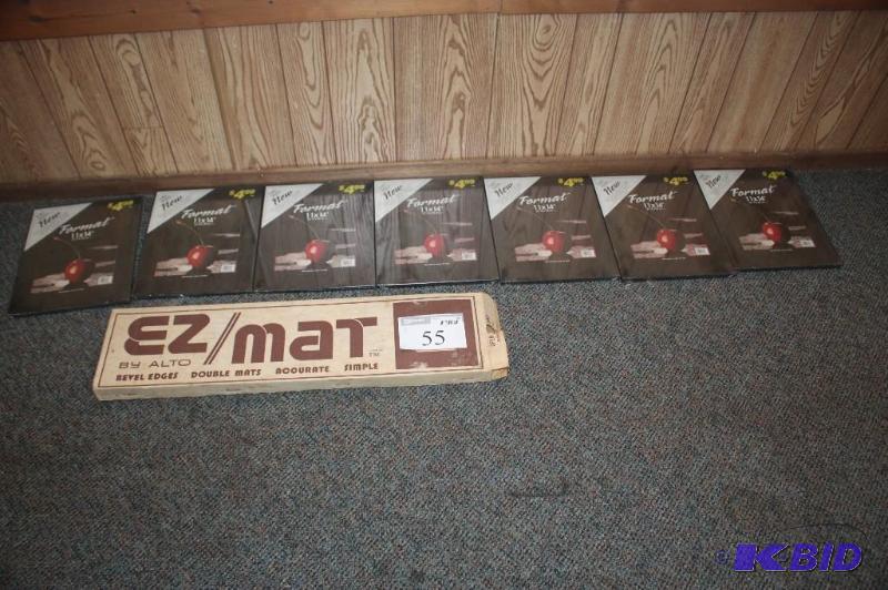 lot 55 image: (7) Farmats&nbspPicture Frame Mats and (1) E...