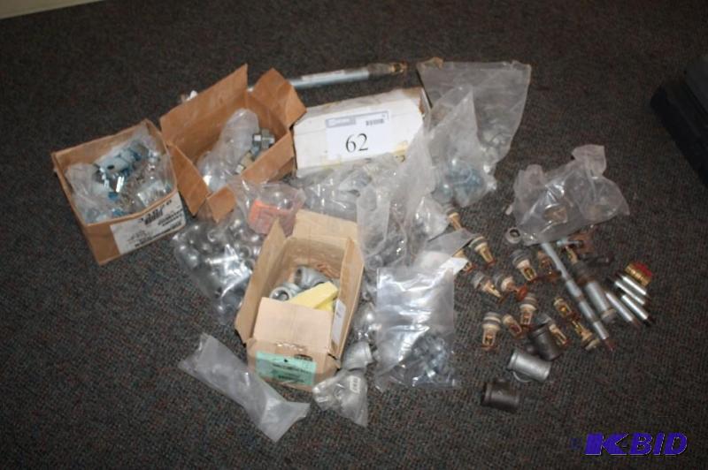lot 62 image: Lot of fire sprinklers, pipe fittings and mor...