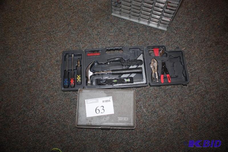 lot 63 image: Tool Set with Plastic Carrying Case including...