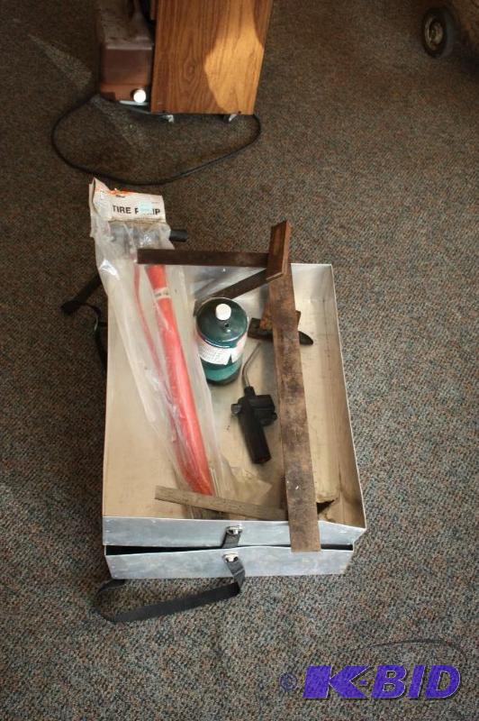 lot 75 image: Miscellaneous Lot Including Propane can, Meg...