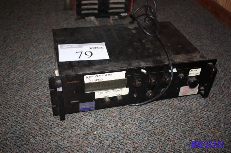 lot 79 image: Aiphone BX-600 MixerAmplifier ...