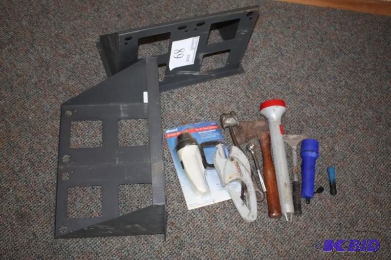 lot 89 image: Miscellaneous Lot Including axe, flashlights...