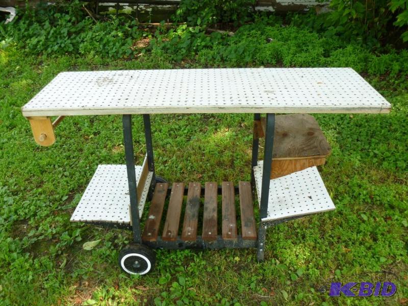 Outdoor Utility cart, measures 4 ft. long....