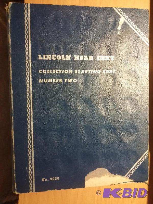 BOOK OF LINCOLN CENTS 1941 AND UP, INCLUDES 5...