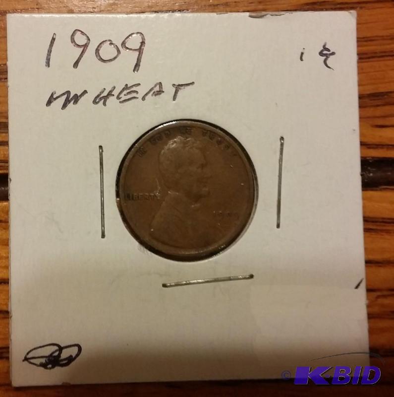 1909 LINCOLN CENT ONE CENT COIN...