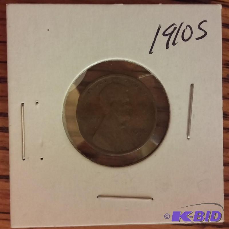 1910-S LINCOLN CENT ONE CENT COIN...