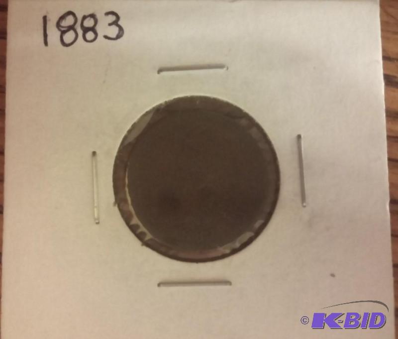 1883 INDIAN HEAD ONE CENT PENNY...