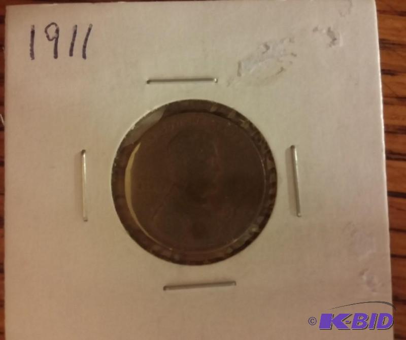 1911 LINCLON WHEAT CENT PENNY...