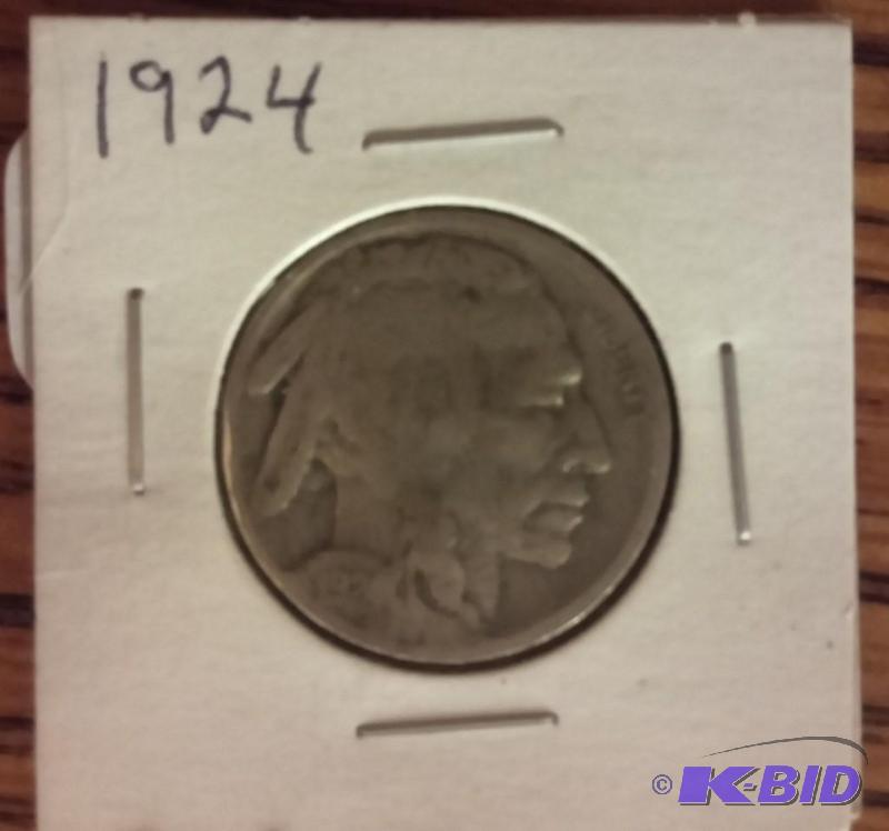 1924 BUFFLO NICKEL...