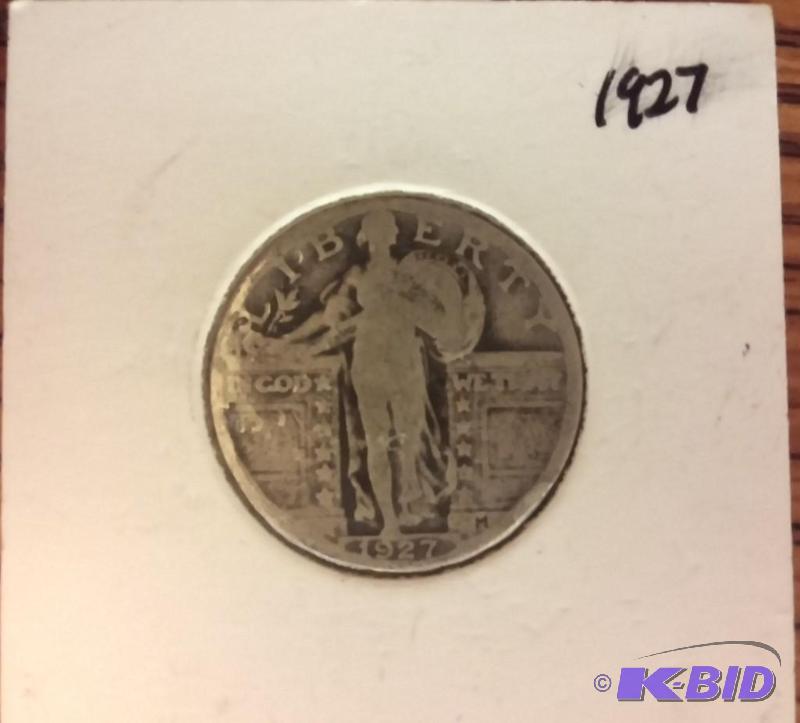 1927 STANDING LIBERTY QUARTER...