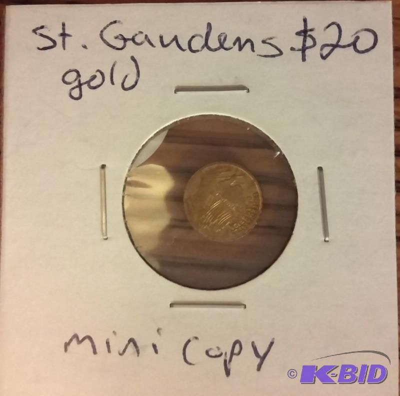 ST GAUDENS TWENTY DOLLAR GOLD MINI COPY...