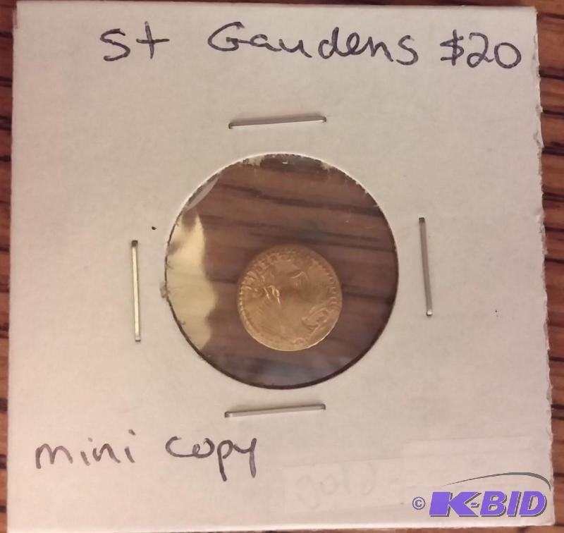 ST GAUDENS TWENTY DOLLAR GOLD MINI COPY...