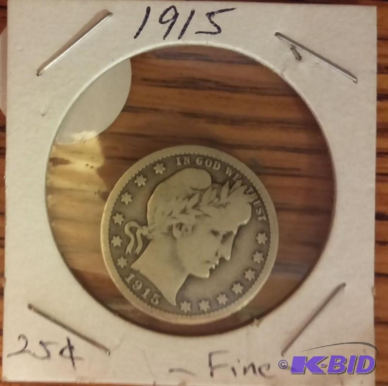 1915 BARBER QUARTER...