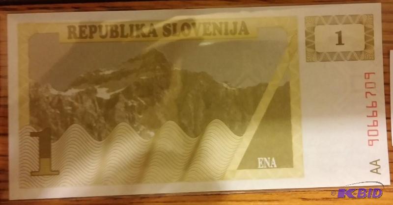 SLOVENIJA FOREIGN NOTE UNCIRCULATED...