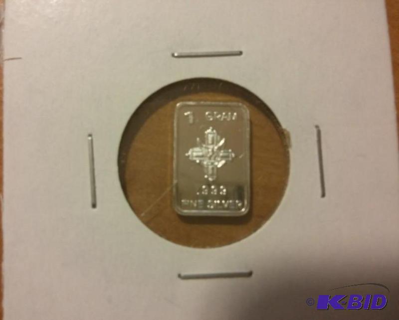 1 GRAM BAR OF SILVER...