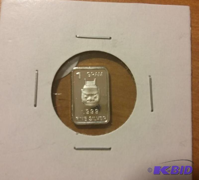1 GRAM BAR OF SILVER...