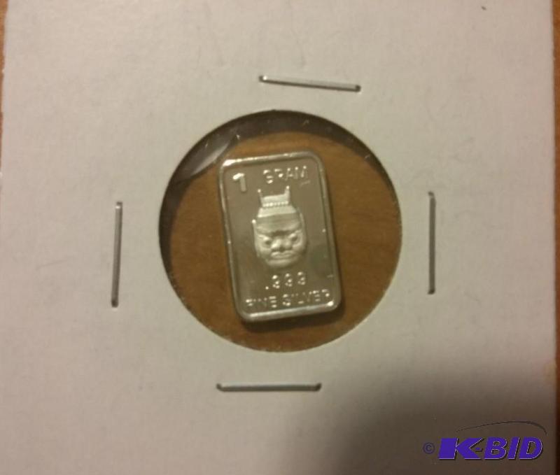 1 GRAM BAR OF SILVER...