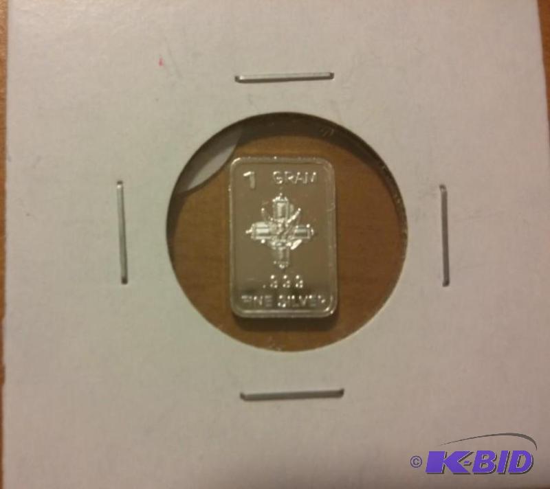 1 GRAM BAR OF SILVER...