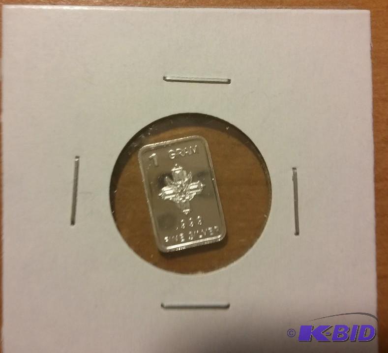 1 GRAM BAR OF SILVER...
