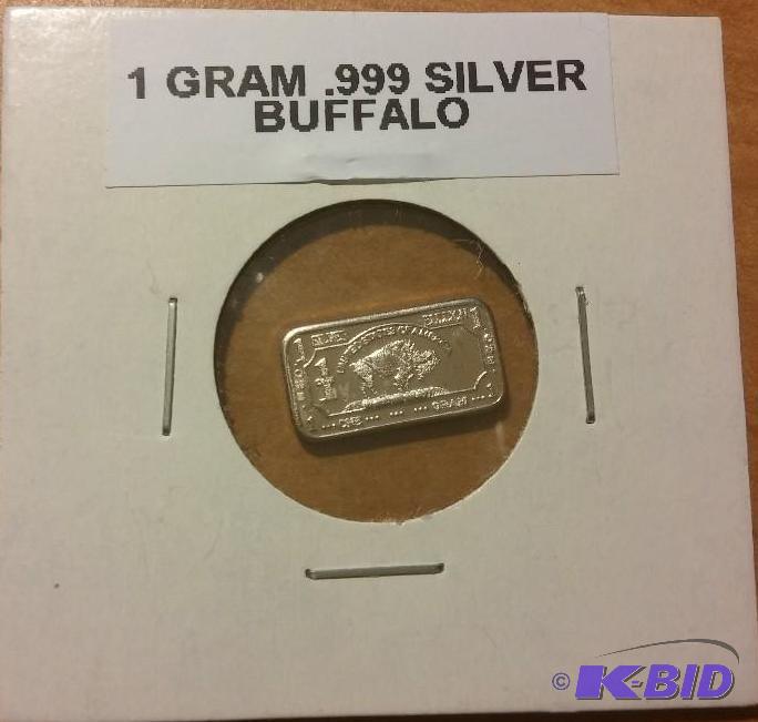1 GRAM BAR OF SILVER...