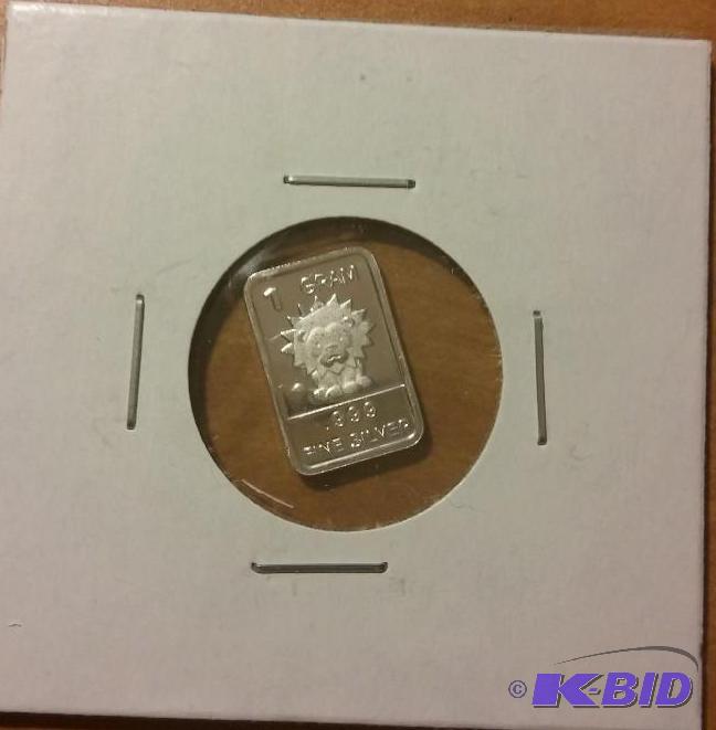 1 GRAM BAR OF SILVER...