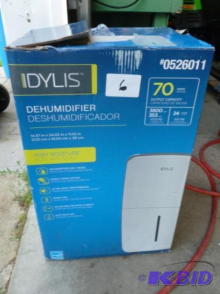Idylis dehumidifier. 70 pint unit. 110 volt. ...